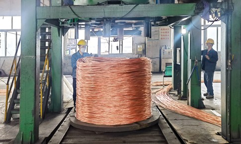 Copper Rod Smelting Casting